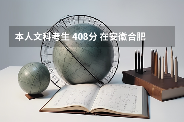 本人文科考生 408分 在安徽合肥能上什么公办专科院校