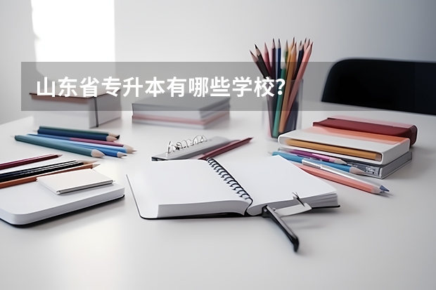 山东省专升本有哪些学校？