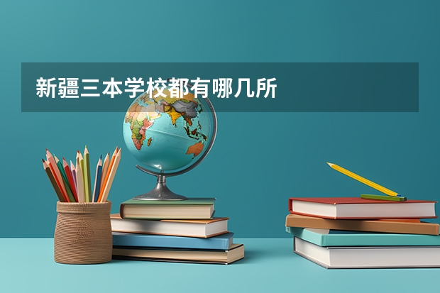 新疆三本学校都有哪几所