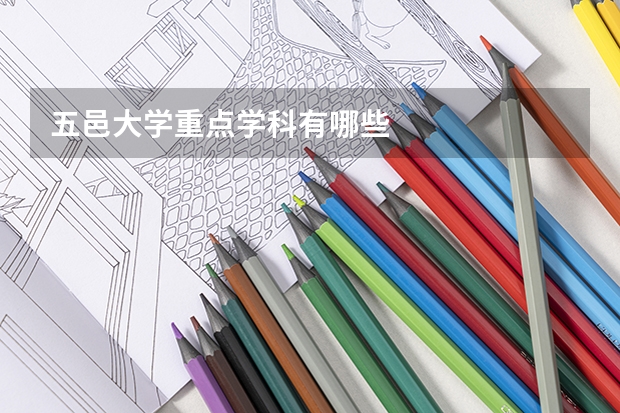 五邑大学重点学科有哪些