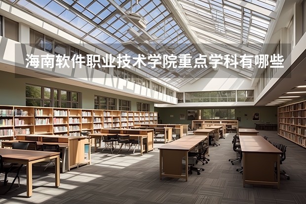 海南软件职业技术学院重点学科有哪些