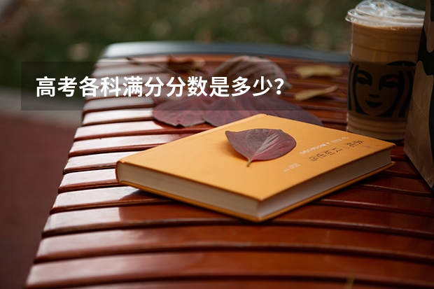 高考各科满分分数是多少？