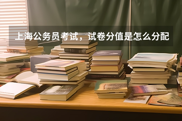 上海公务员考试，试卷分值是怎么分配的。