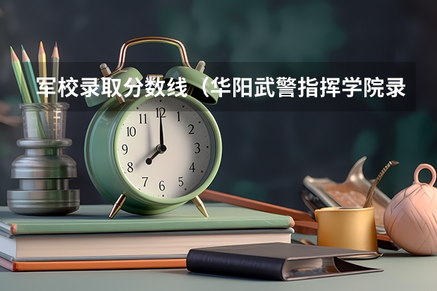 军校录取分数线（华阳武警指挥学院录取分数线）